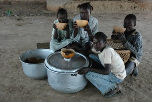 Kinder in Djouman