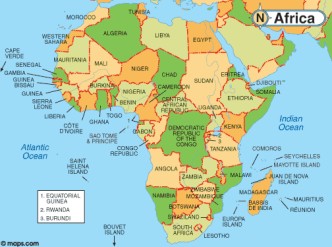 Afrikakarte